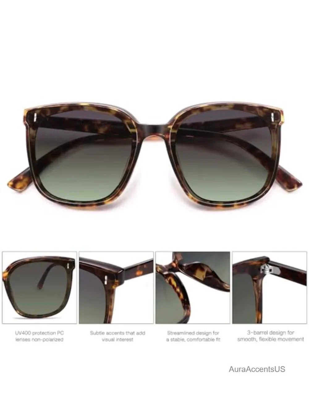 UV400 Mirrored Lens Square Sunglasses Retro Full Frame